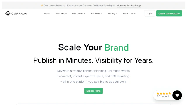 Cuppa - AI Tool Logo & Interface