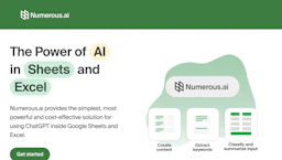 Numerous AI - AI Tool Profile and Logo Preview