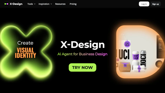 X-Design - AI Tool Logo & Interface
