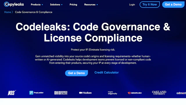 Codeleaks - AI Tool Logo & Interface
