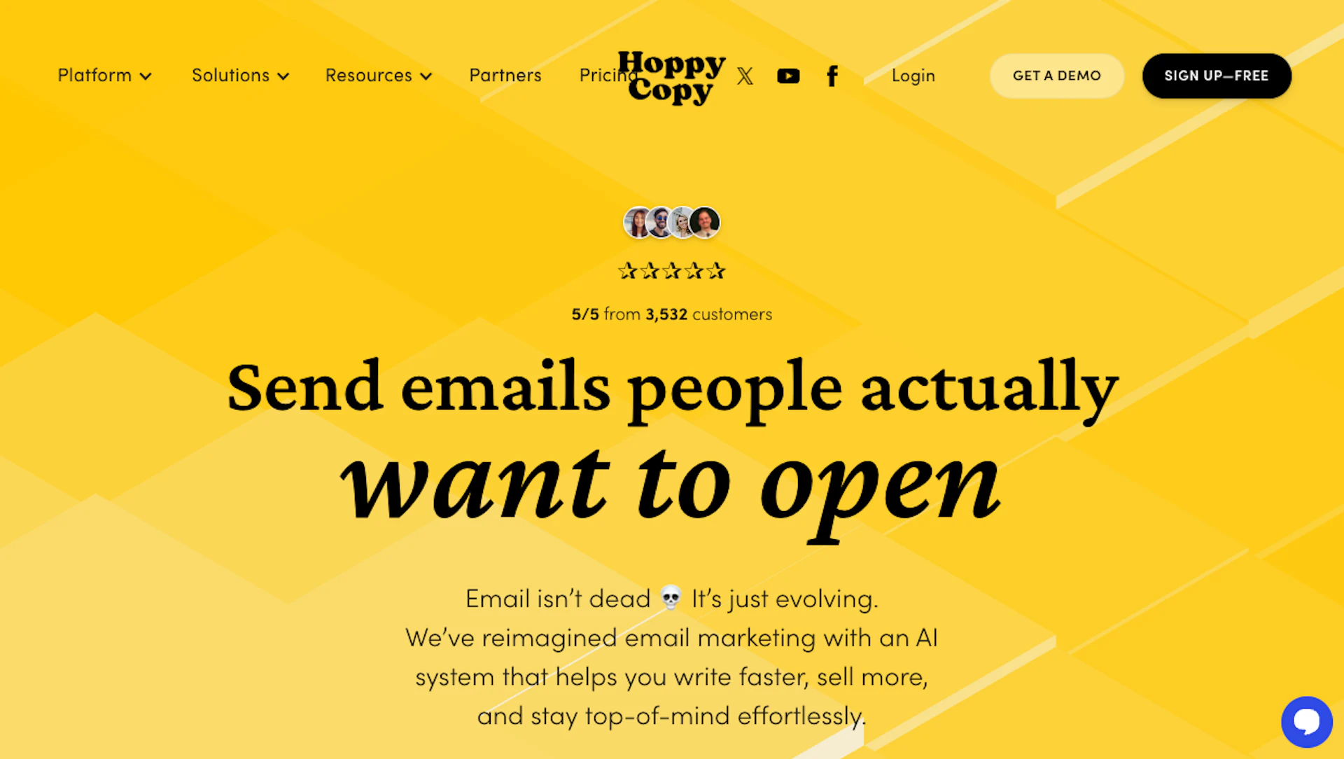 HoppyCopy - AI Tool Logo & Interface Preview