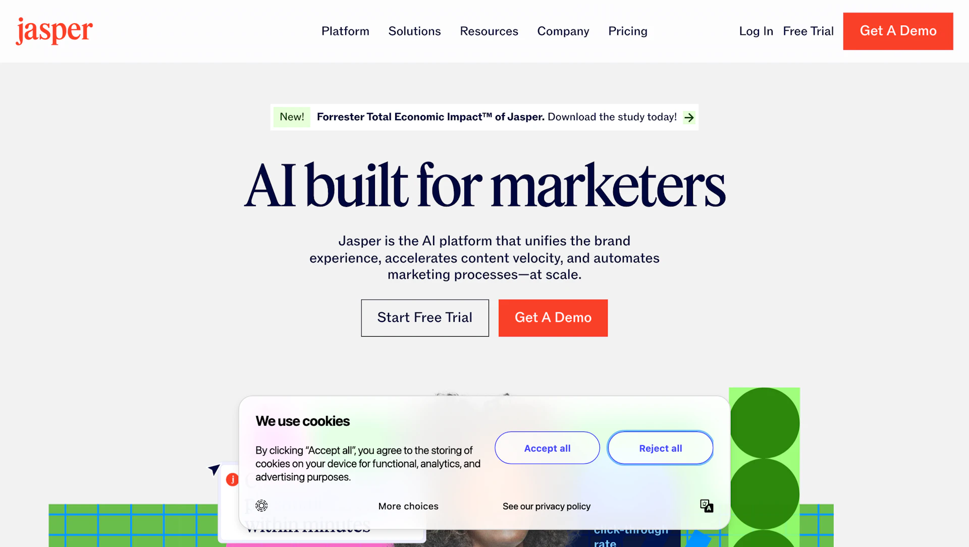 Jasper - AI Tool Logo & Interface Preview