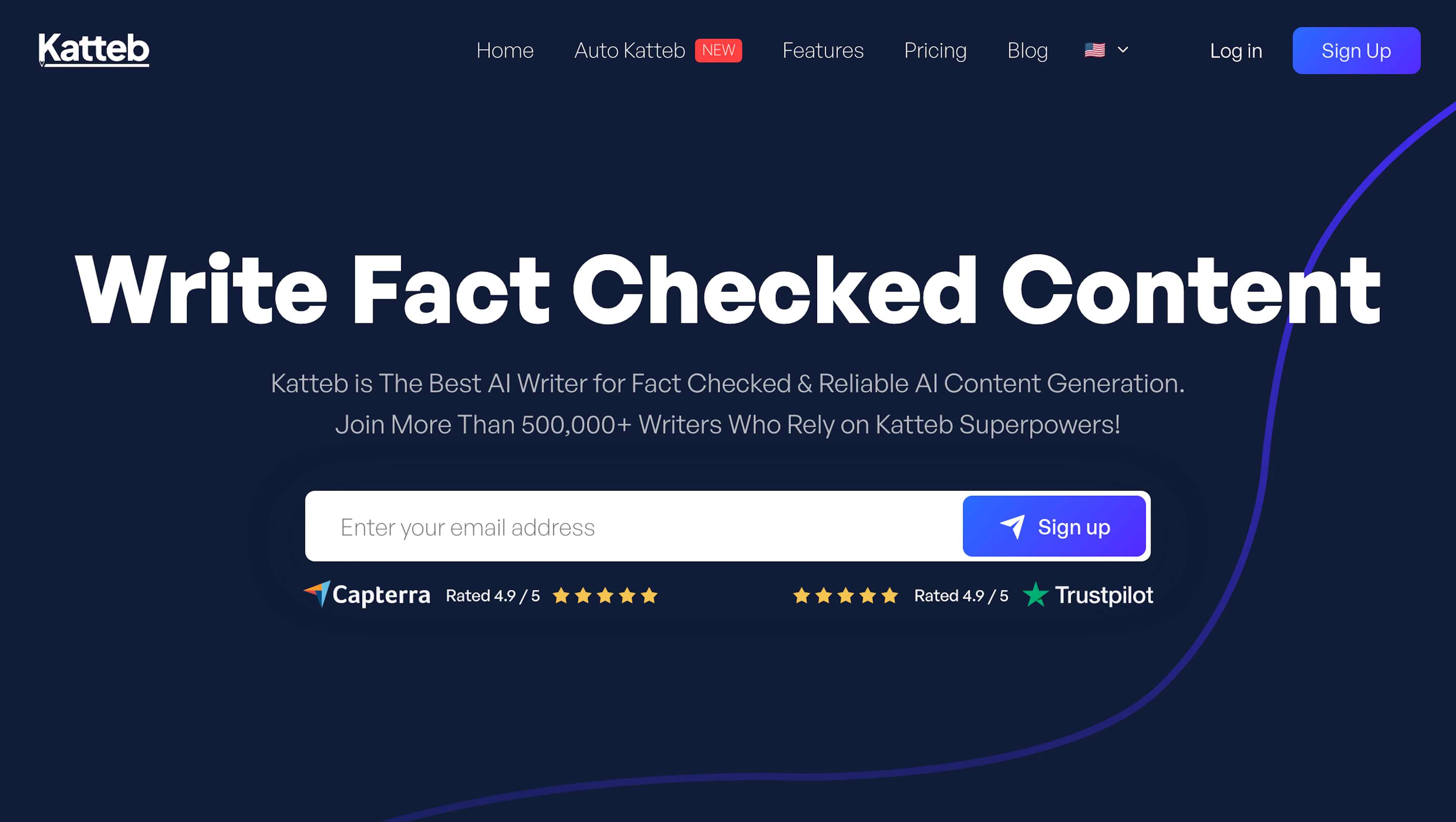 Katteb - AI Tool Features, UI & Interface Overview