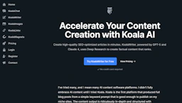 Koala AI - AI Tool Profile and Logo Preview