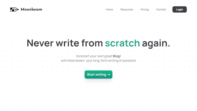 Moonbeam - AI Tool Logo & Interface