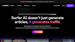 Surfer SEO - AI Tool Profile and Logo Preview