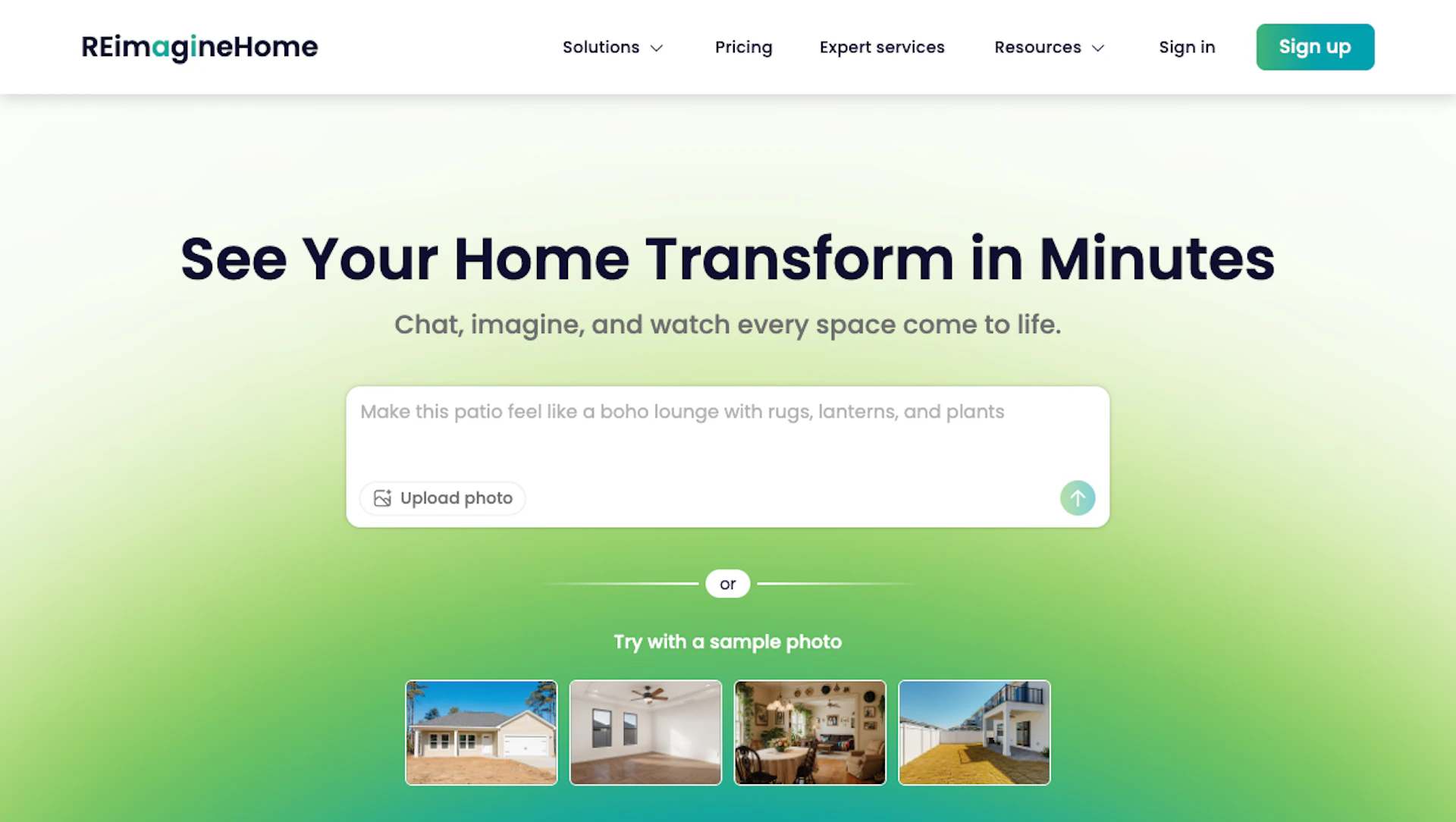 REimagineHome - AI Tool Logo & Interface Preview