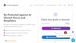 AI Voice Detector - AI Tool Profile and Logo Preview