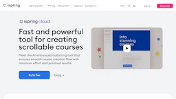 iSpring Page - AI Tool Profile and Logo Preview