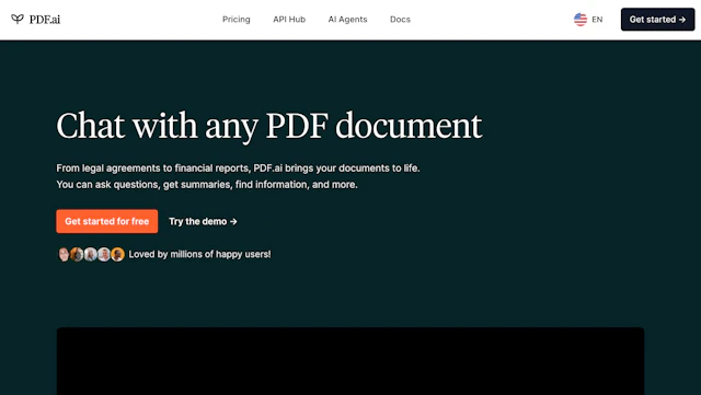 PDF ai - AI Tool Logo & Interface