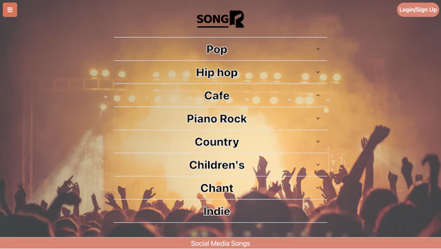 SongR - AI Tool Logo & Interface