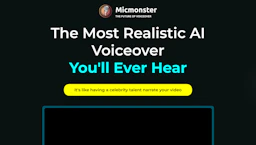 MicMonster - AI Tool Profile and Logo Preview
