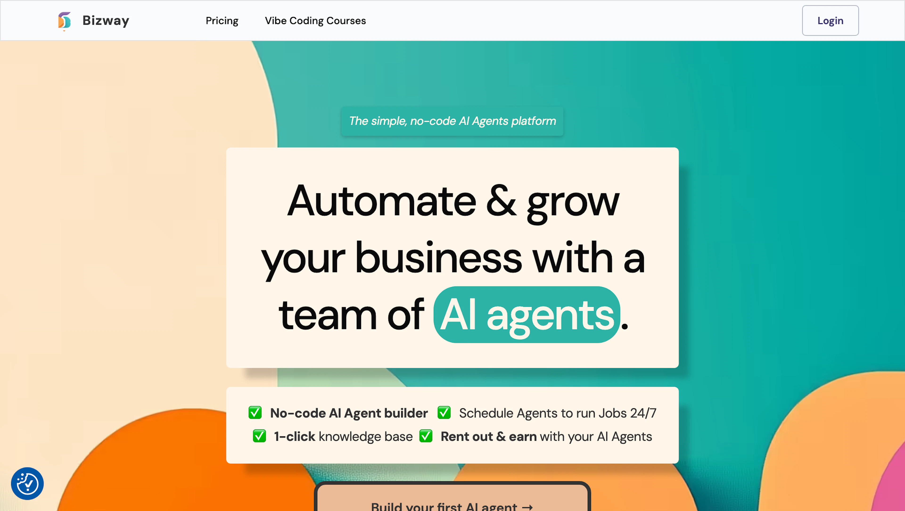 Bizway - AI Tool Features, UI & Interface Overview
