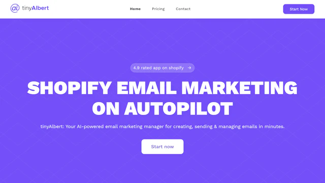 tinyEinstein - AI Tool Logo & Interface