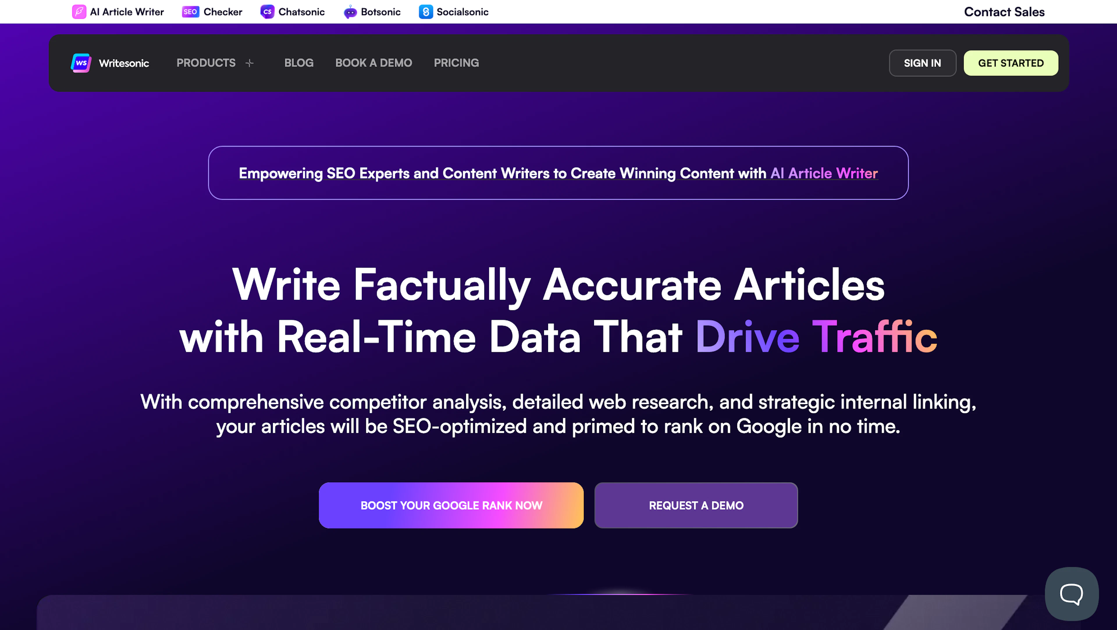 Writesonic - AI Tool Features, UI & Interface Overview