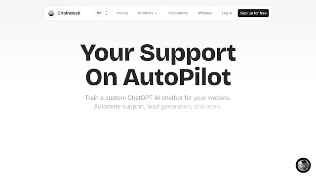 Chaindesk - AI Tool Logo & Interface