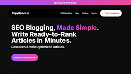 CopySpace - AI Tool Profile and Logo Preview