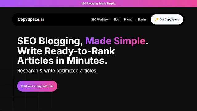 CopySpace - AI Tool Logo & Interface