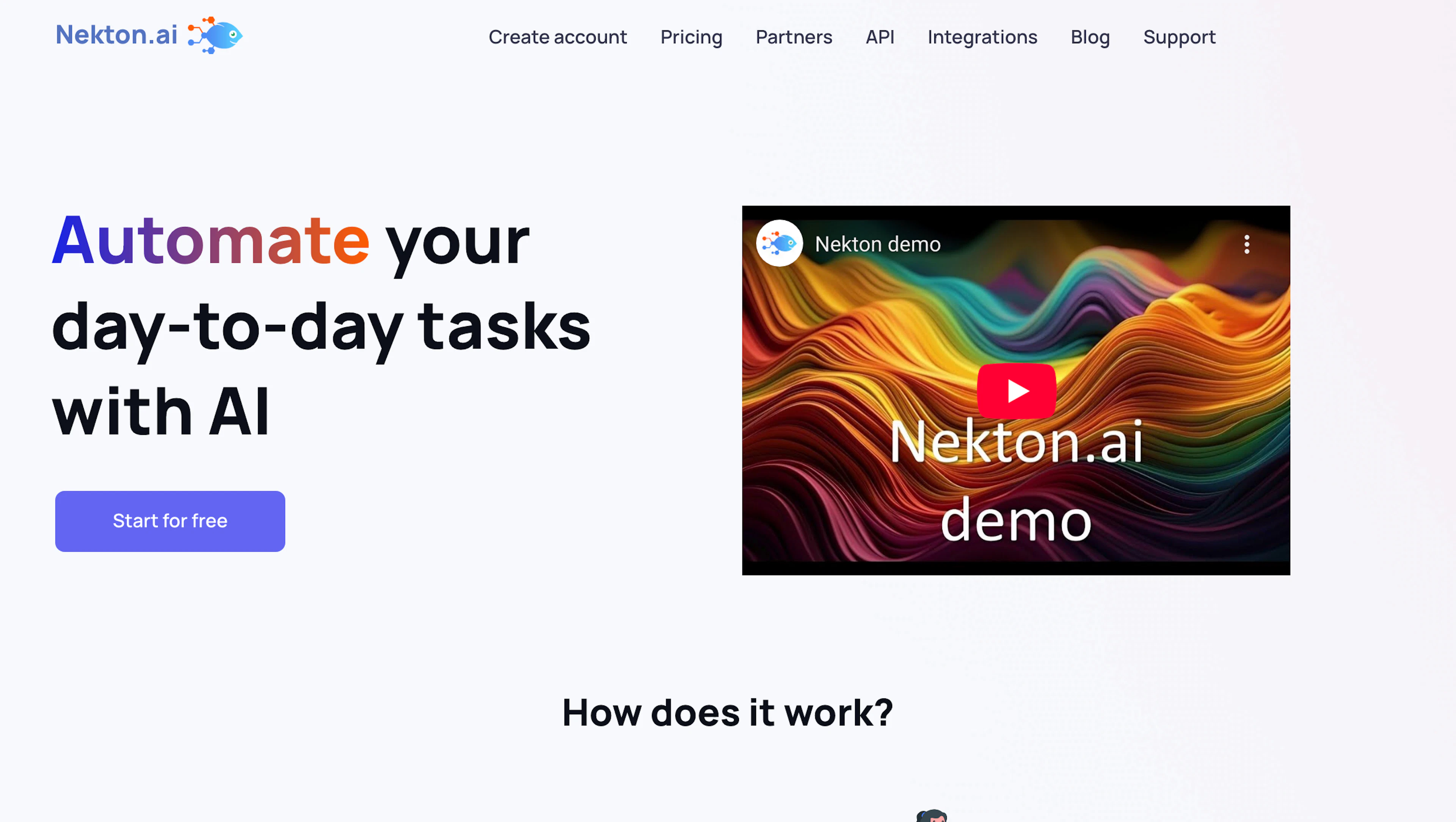Nekton AI - AI Tool Features, UI & Interface Overview