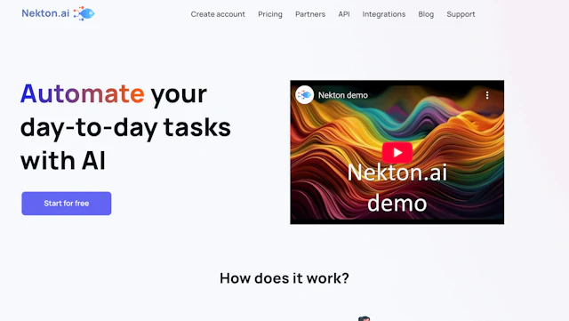 Nekton AI - AI Tool Logo & Interface