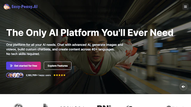 Easy Peasy - AI Tool Logo & Interface