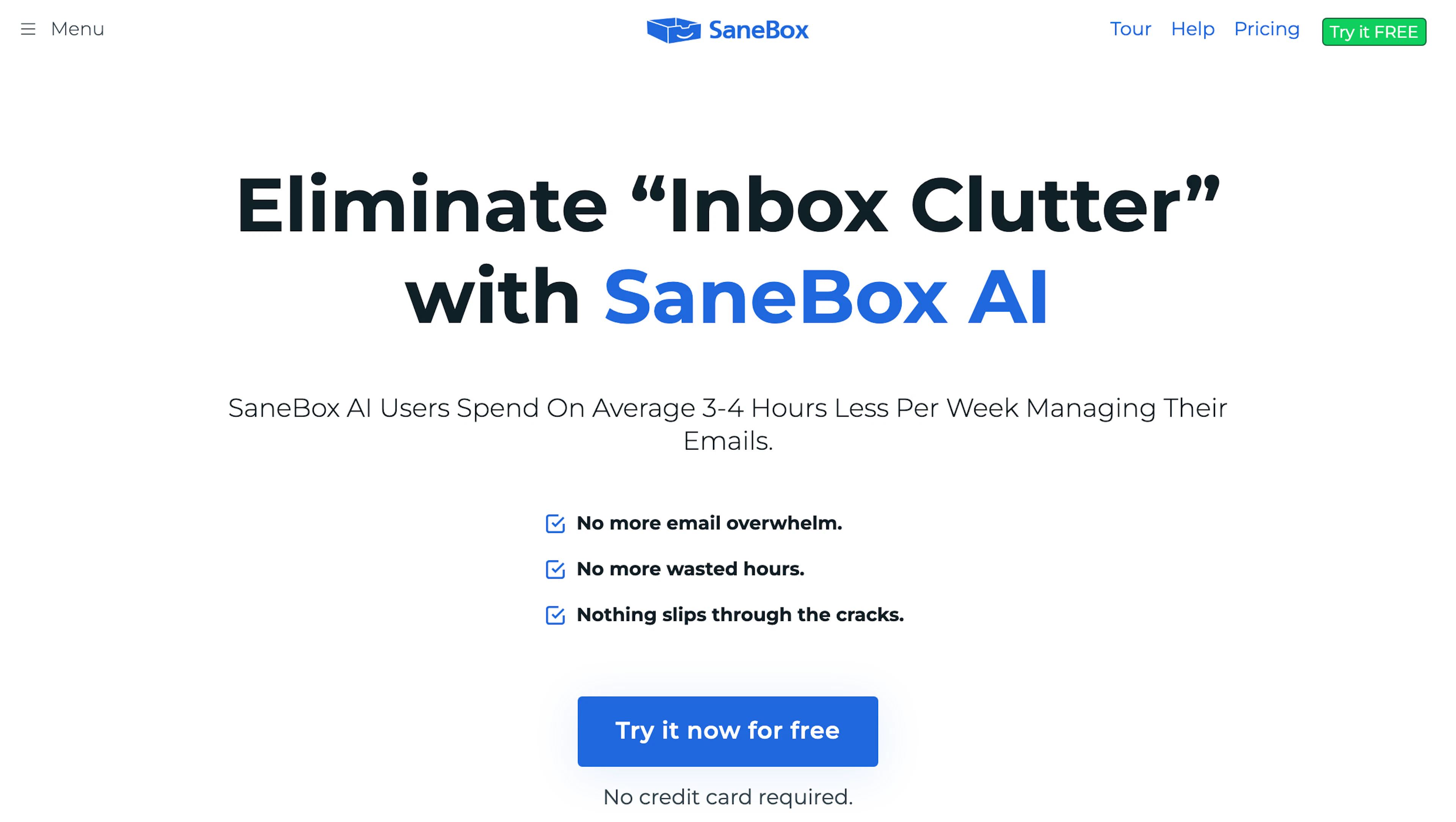 Sanebox - AI Tool Features, UI & Interface Overview