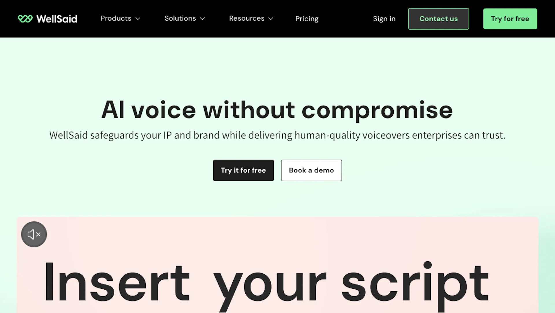WellSaid Labs - AI Tool Features, UI & Interface Overview