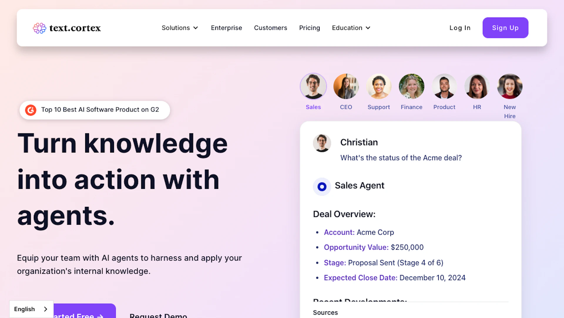 Text Cortex - AI Tool Features, UI & Interface Overview