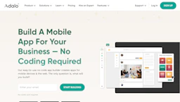 Adalo - AI Tool Profile and Logo Preview