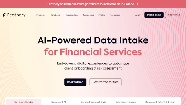Feathery - AI Tool Logo & Interface