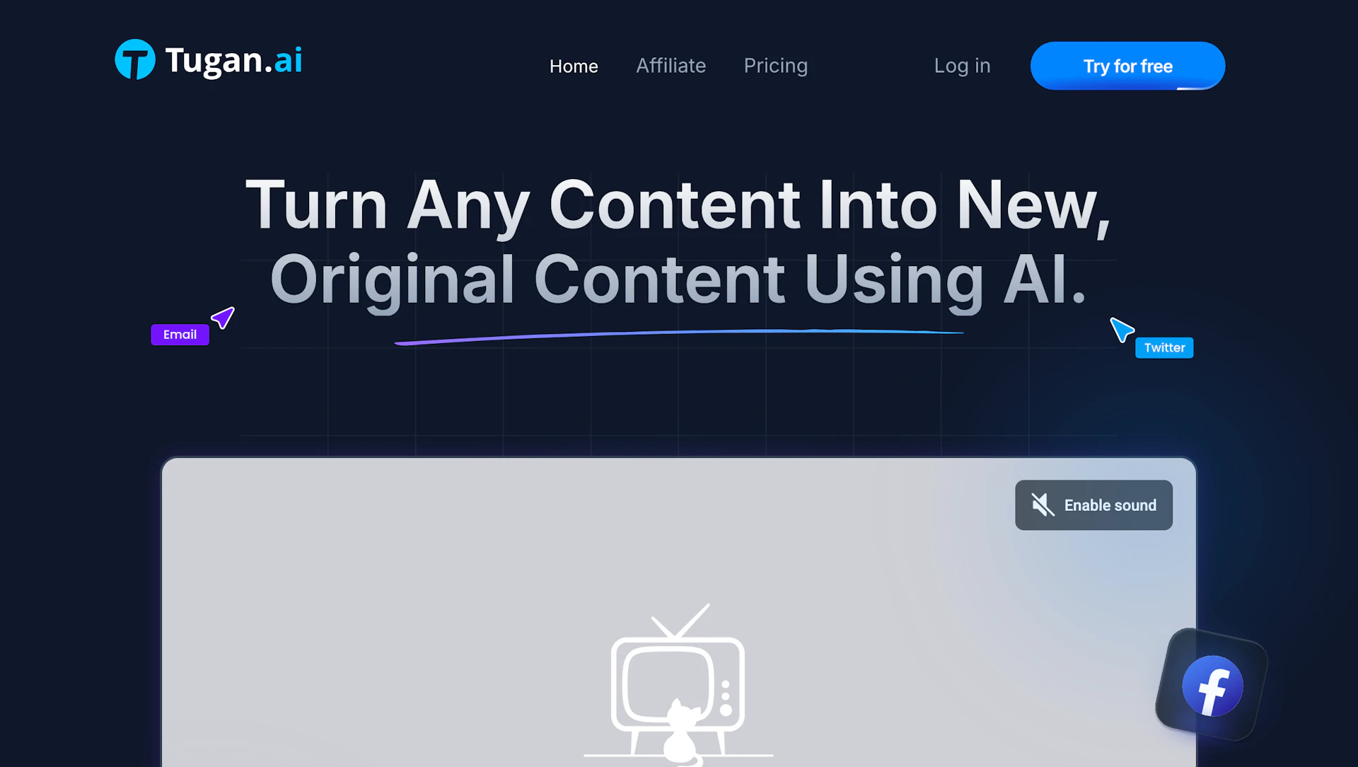 Tugan - AI Tool Features, UI & Interface Overview