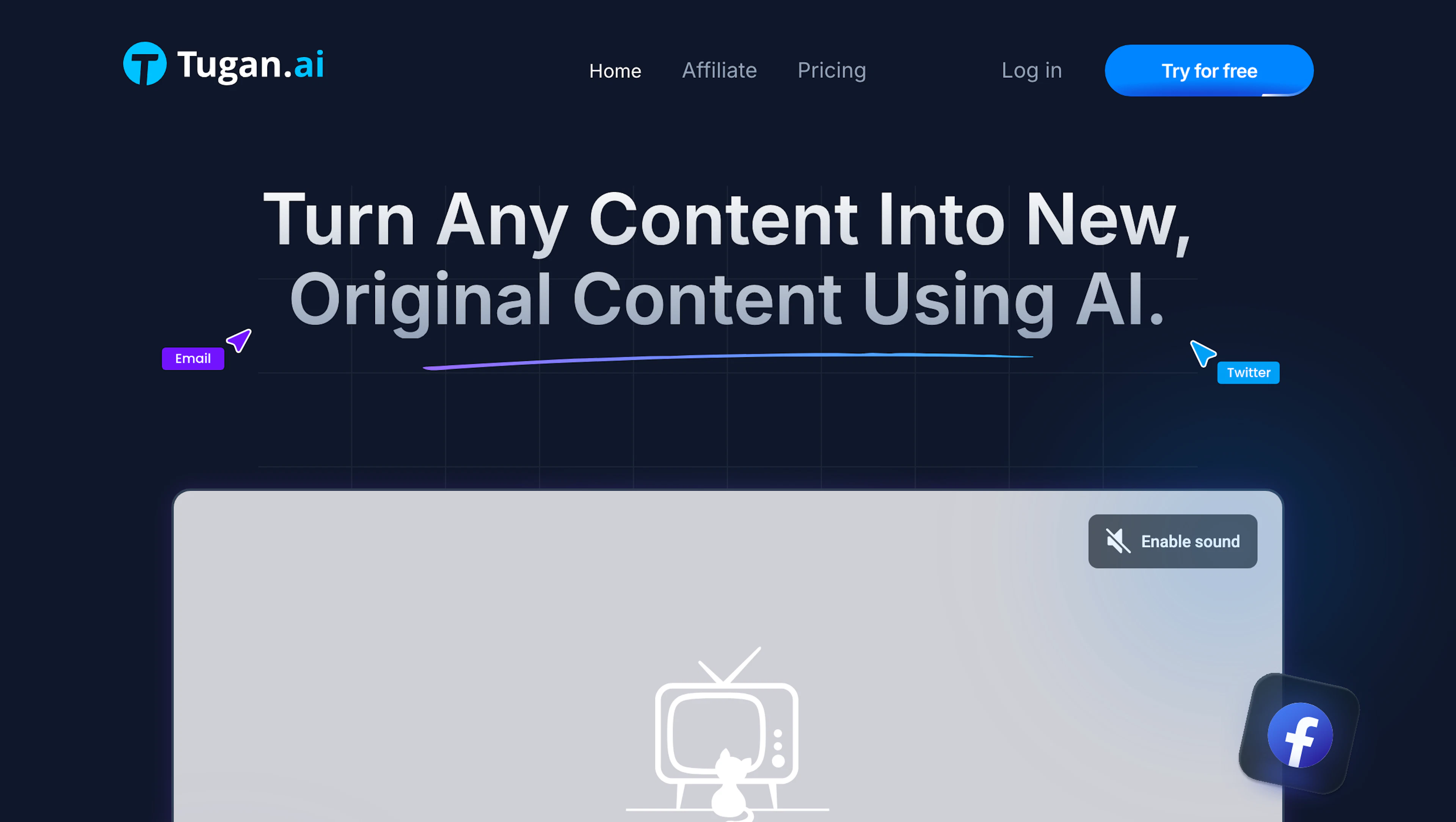 Tugan - AI Tool Features, UI & Interface Overview