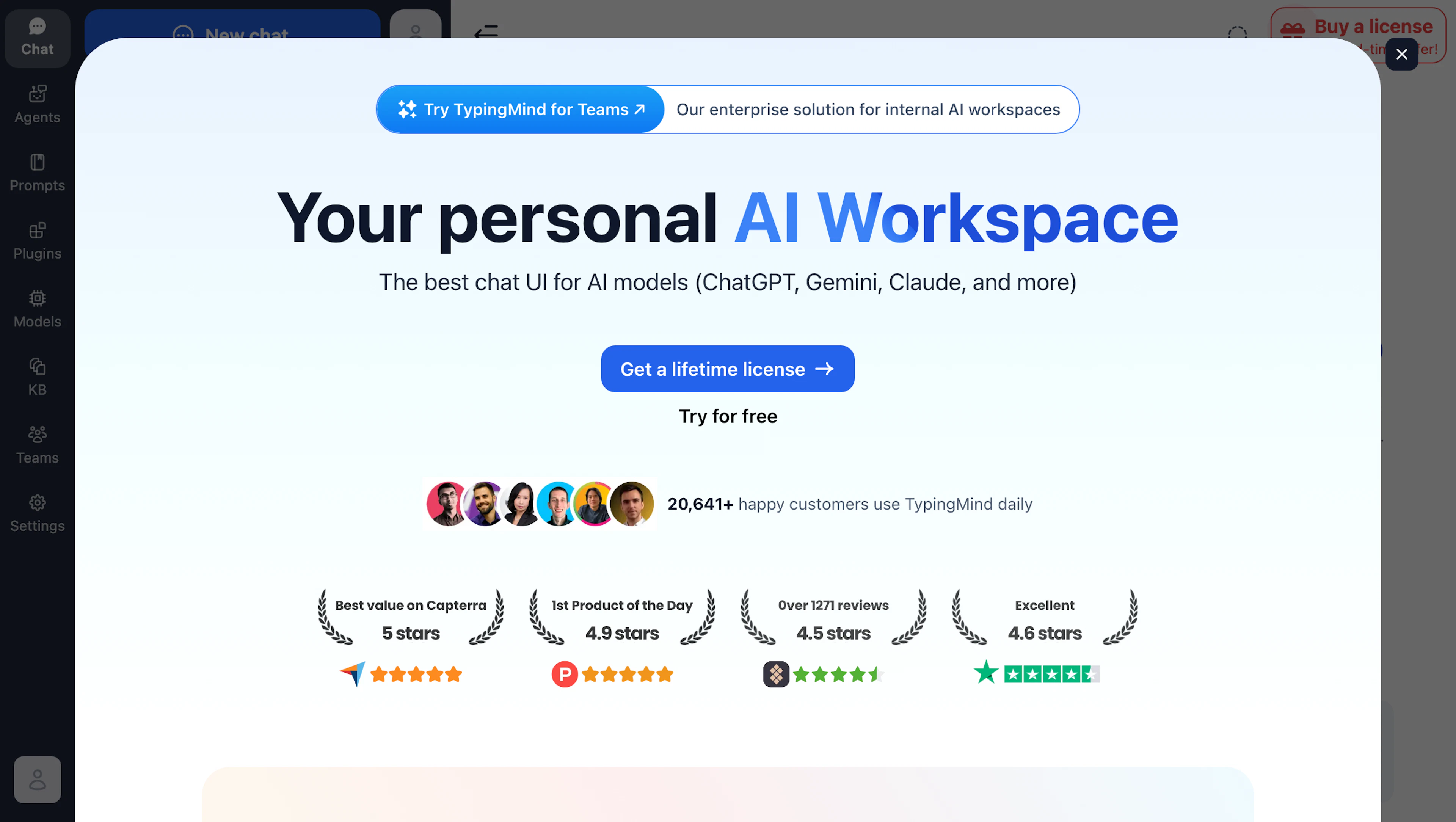 Typing Mind - AI Tool Features, UI & Interface Overview