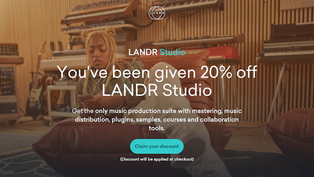 Landr - AI Tool Logo & Interface