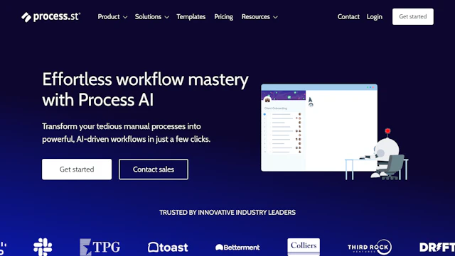 Process AI - AI Tool Logo & Interface