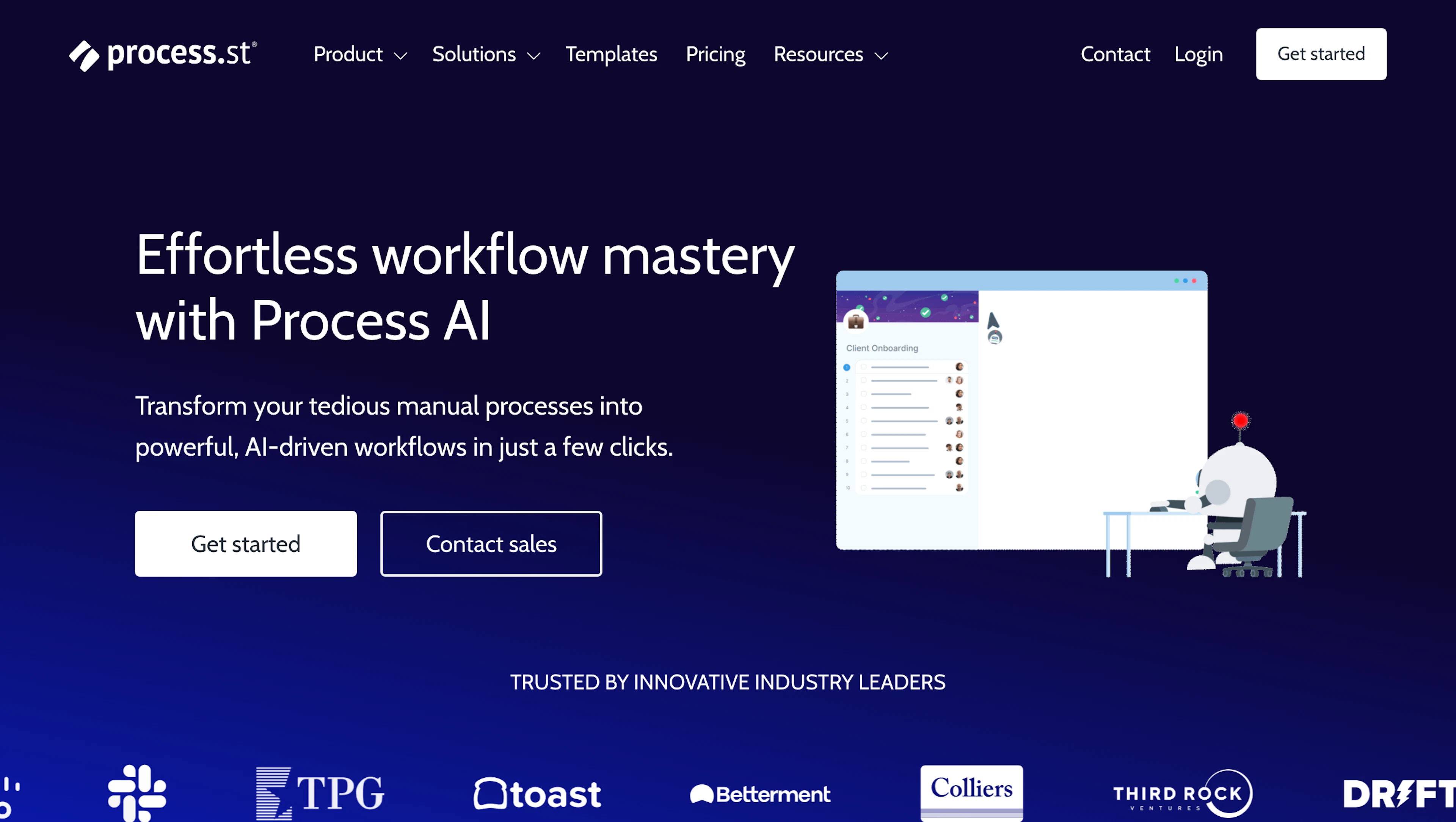 Process AI - AI Tool Features, UI & Interface Overview