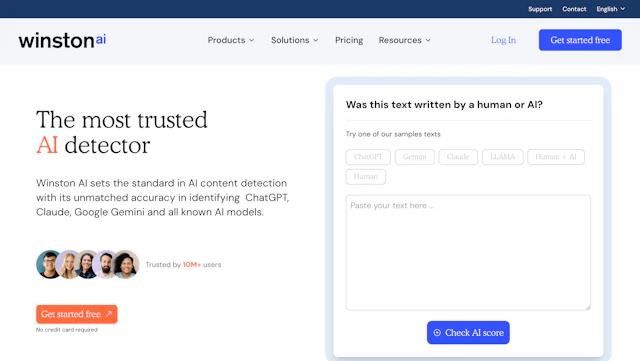 Winston ai - AI Tool Logo & Interface
