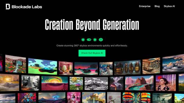 Skybox Lab - AI Tool Logo & Interface