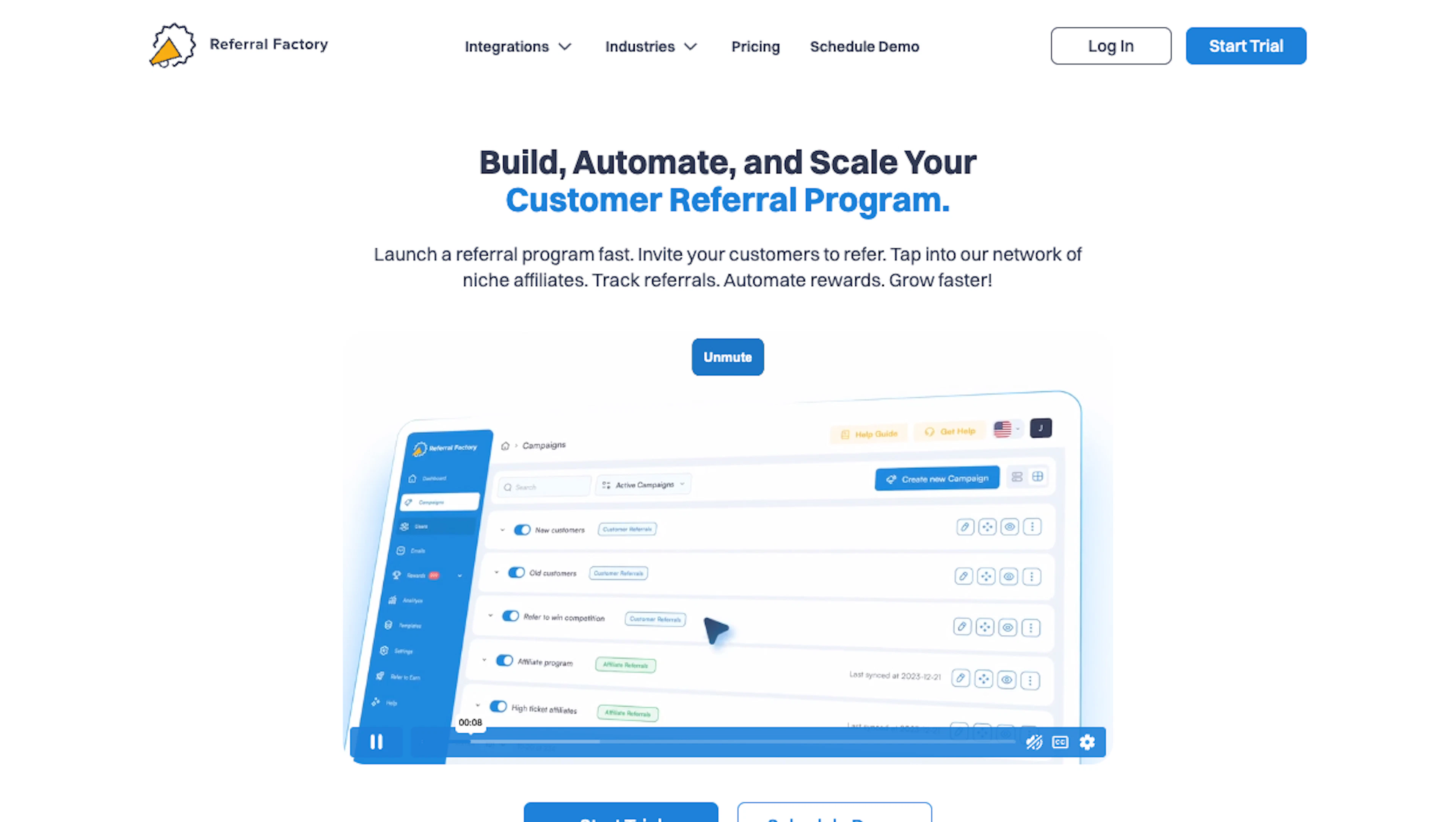 Referral Factory - AI Tool Features, UI & Interface Overview