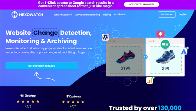 Hexowatch - AI Tool Logo & Interface