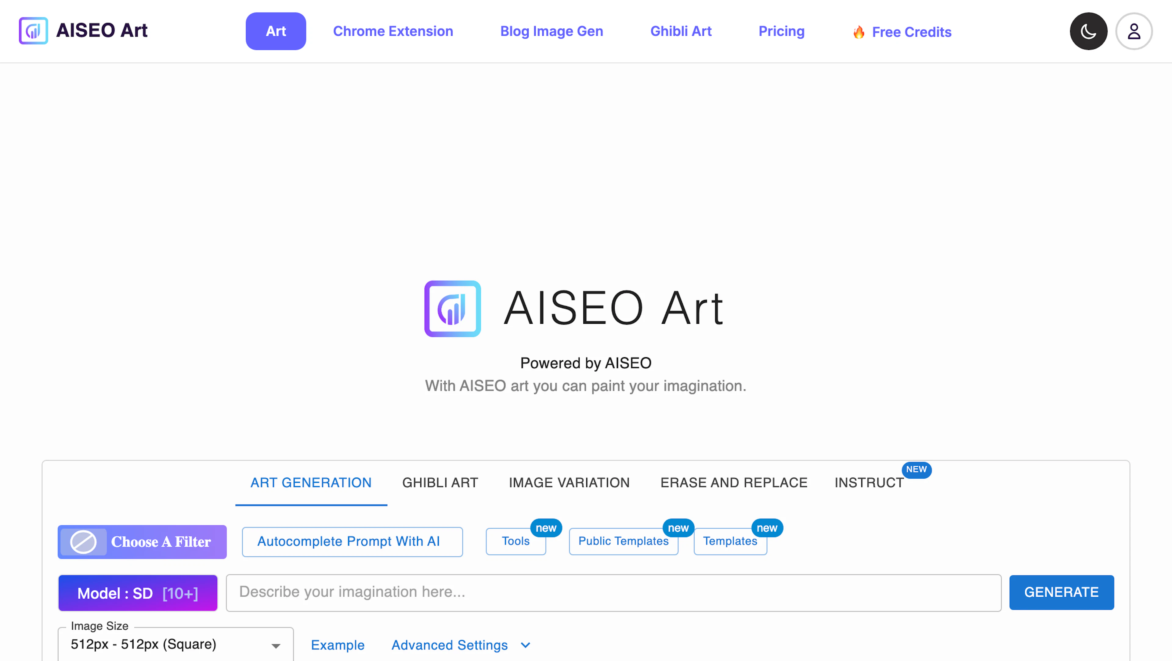 AISEO - AI Tool Features, UI & Interface Overview