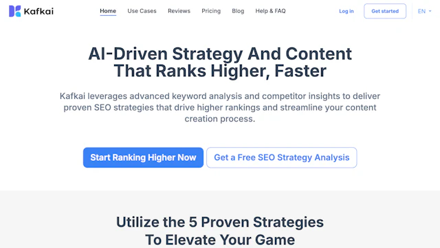 Kafkai - AI Tool Logo & Interface