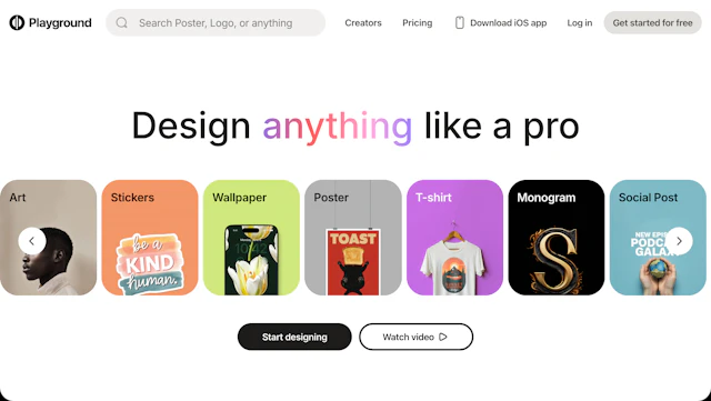 Playground AI - AI Tool Logo & Interface