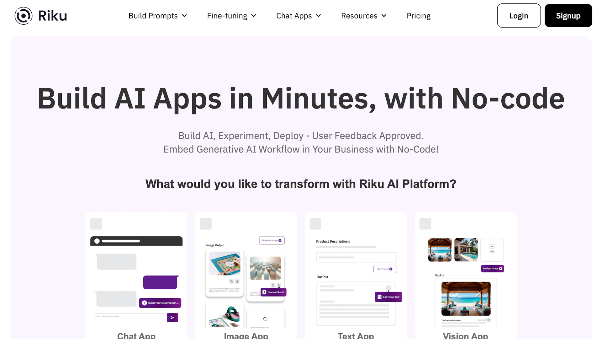 Riku - AI Tool Features, UI & Interface Overview