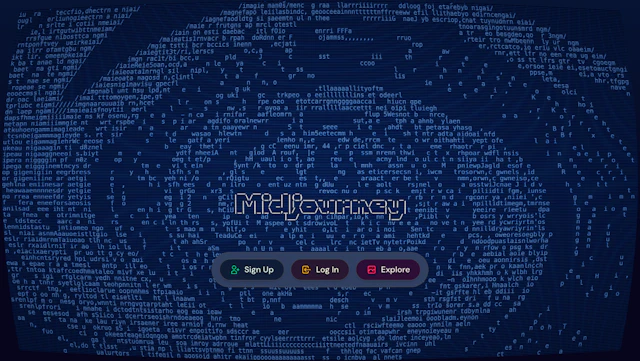 Midjourney - AI Tool Logo & Interface