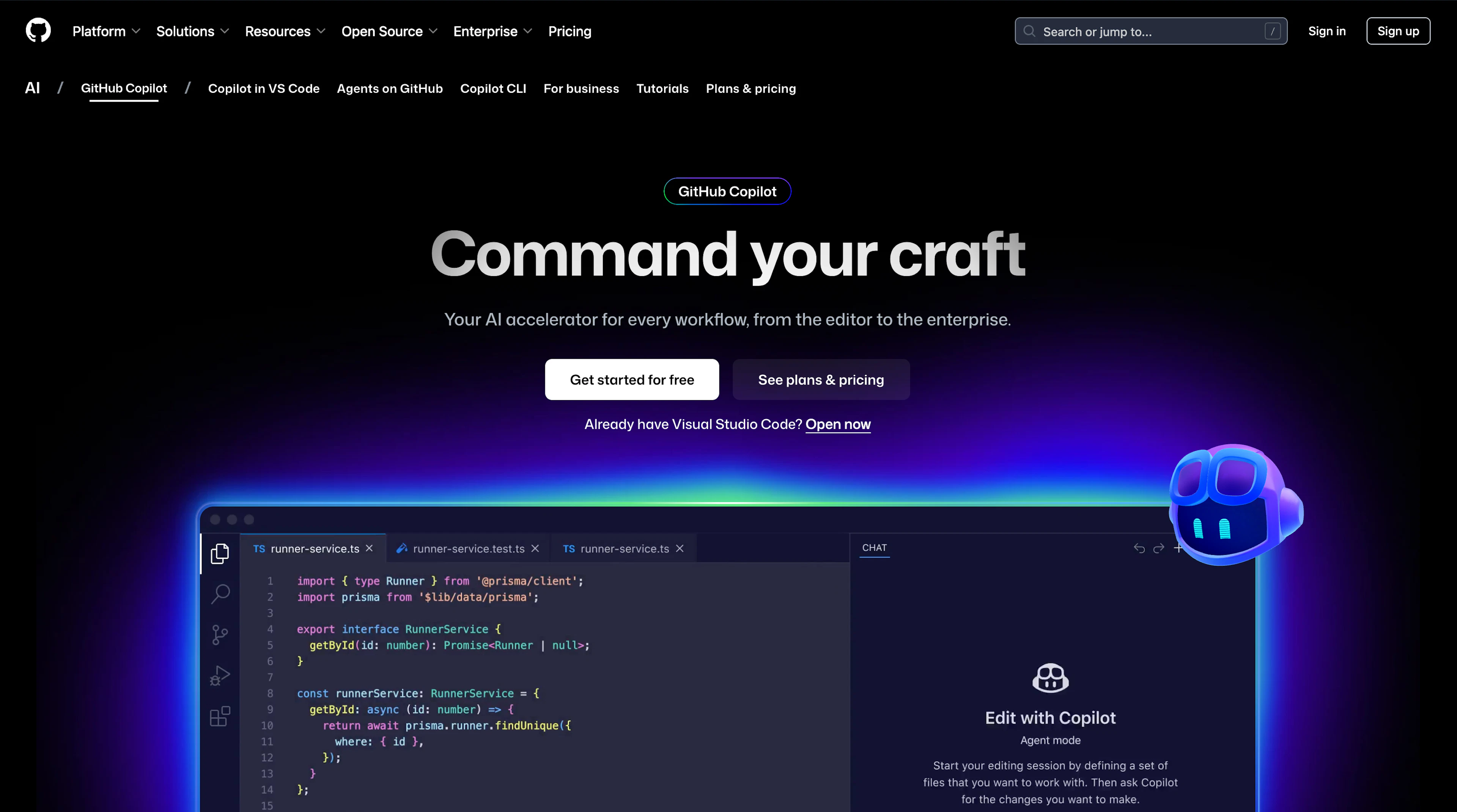 Github Autopilot - AI Tool Features, UI & Interface Overview