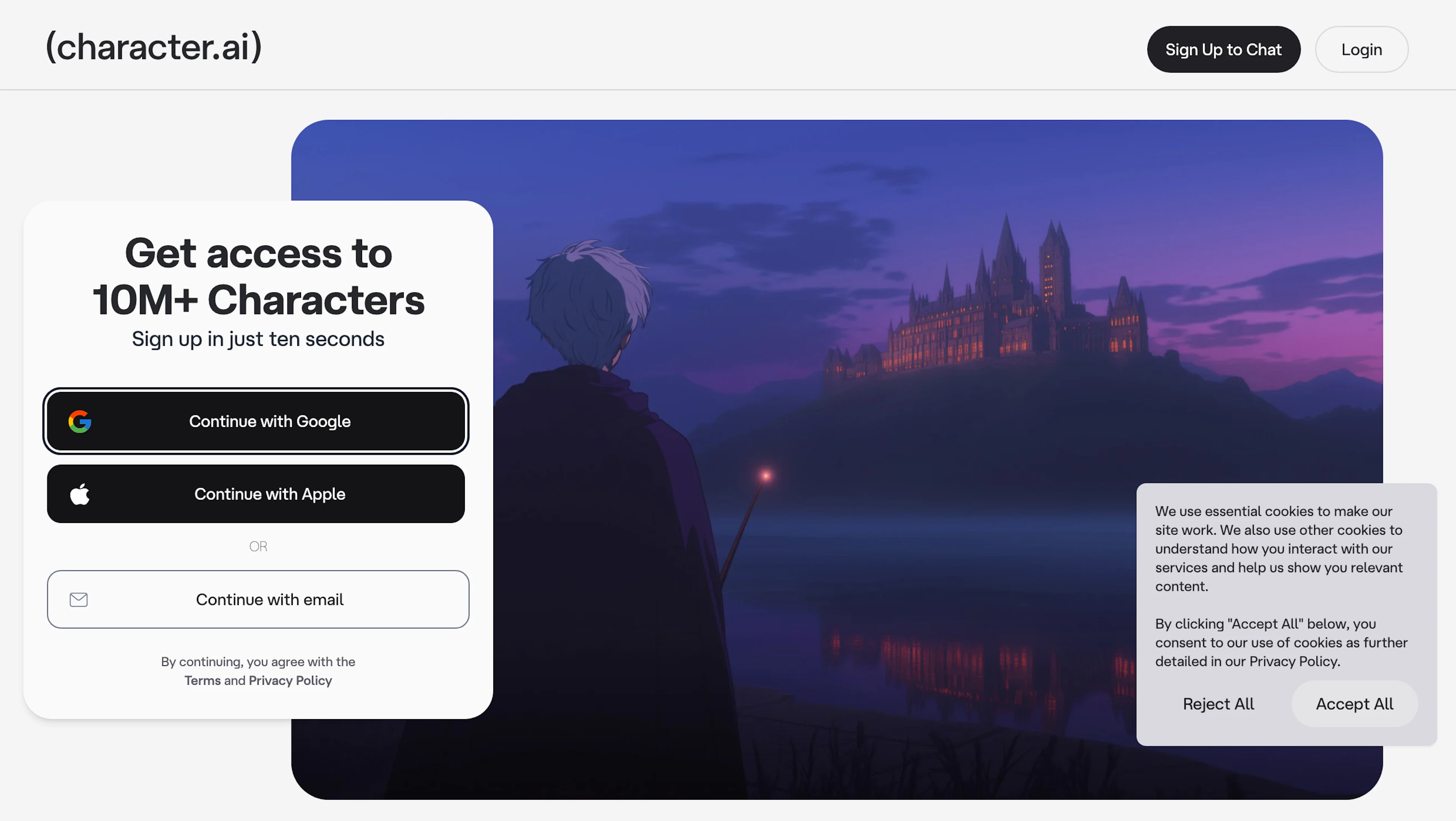 Character AI - AI Tool Features, UI & Interface Overview