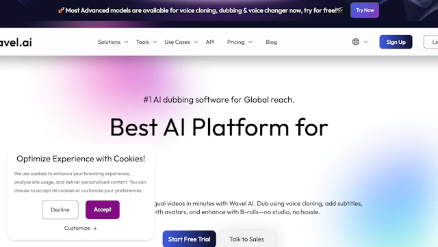 Wavel AI - AI Tool Logo & Interface