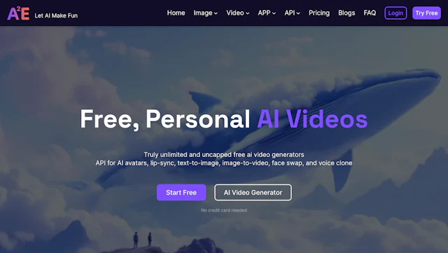 A2E AI Videos - AI Tool Logo & Interface