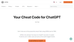 AIPRM - AI Tool Profile and Logo Preview